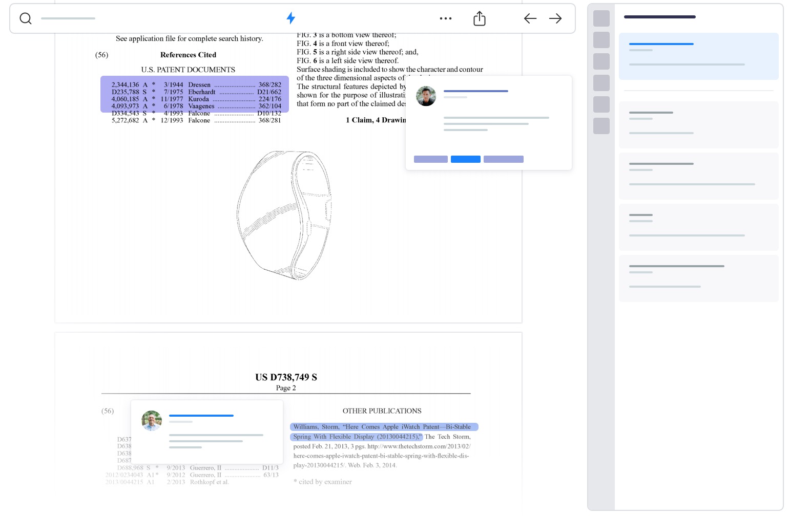 Web based document viewer