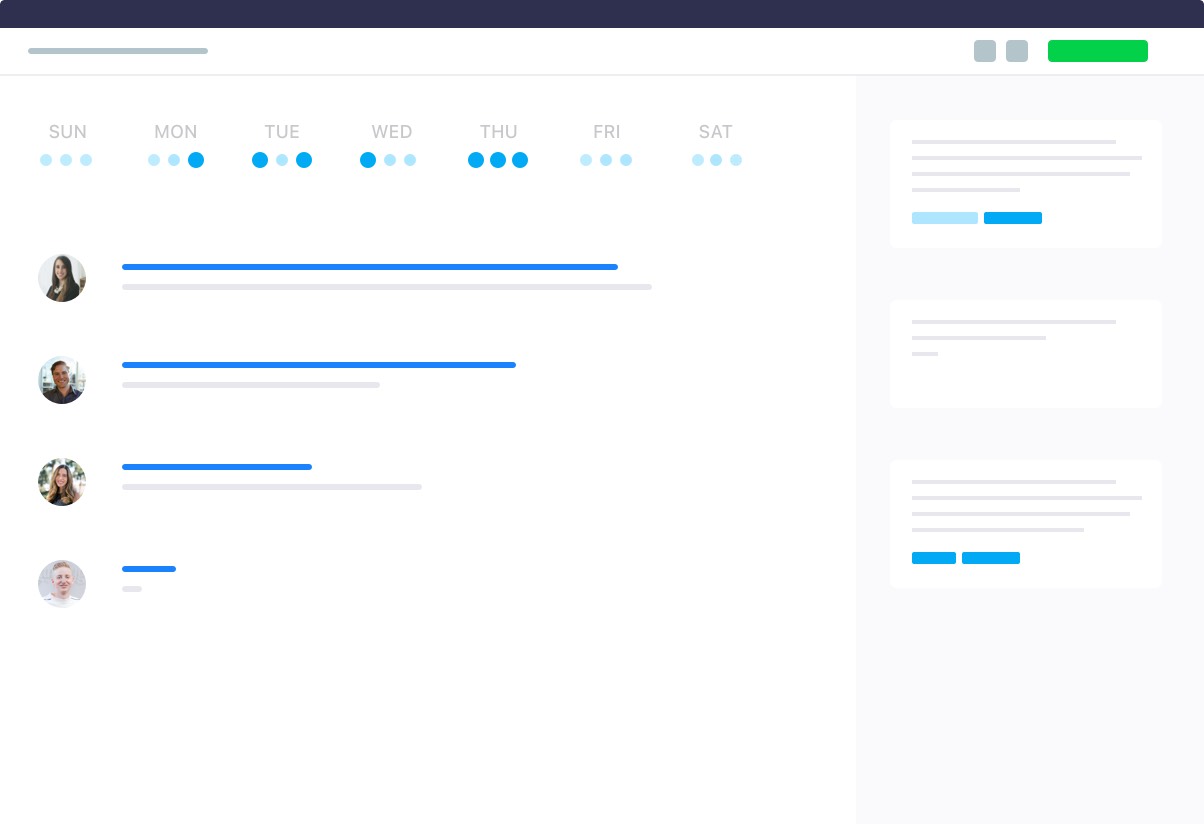 Real time user access log