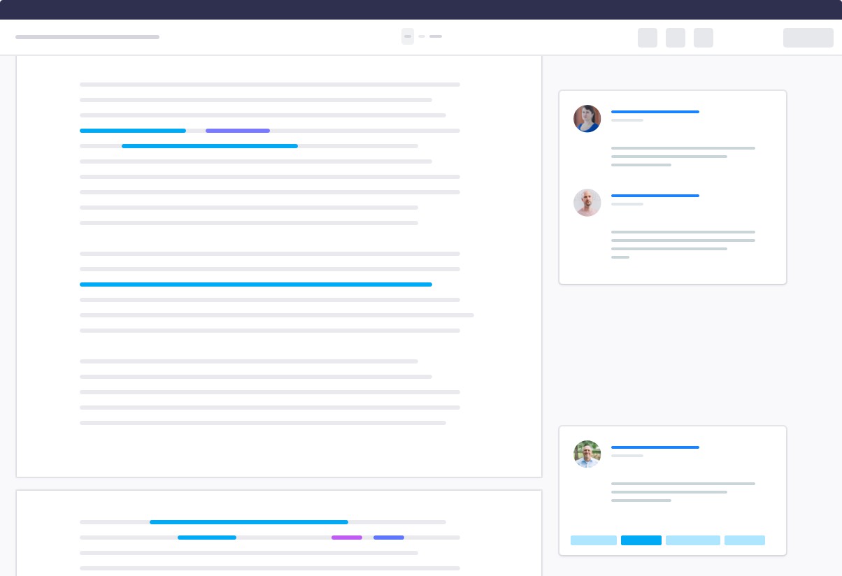 Deposition transcript annotations